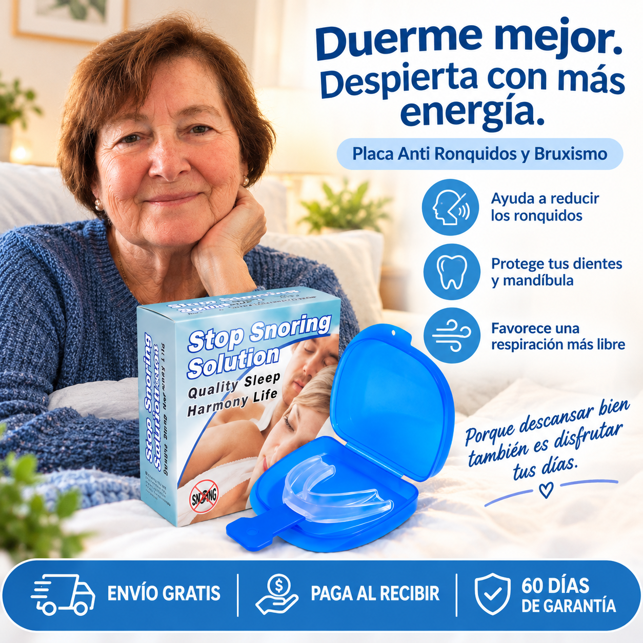Duerme mejor y despierta sintiéndote renovado
