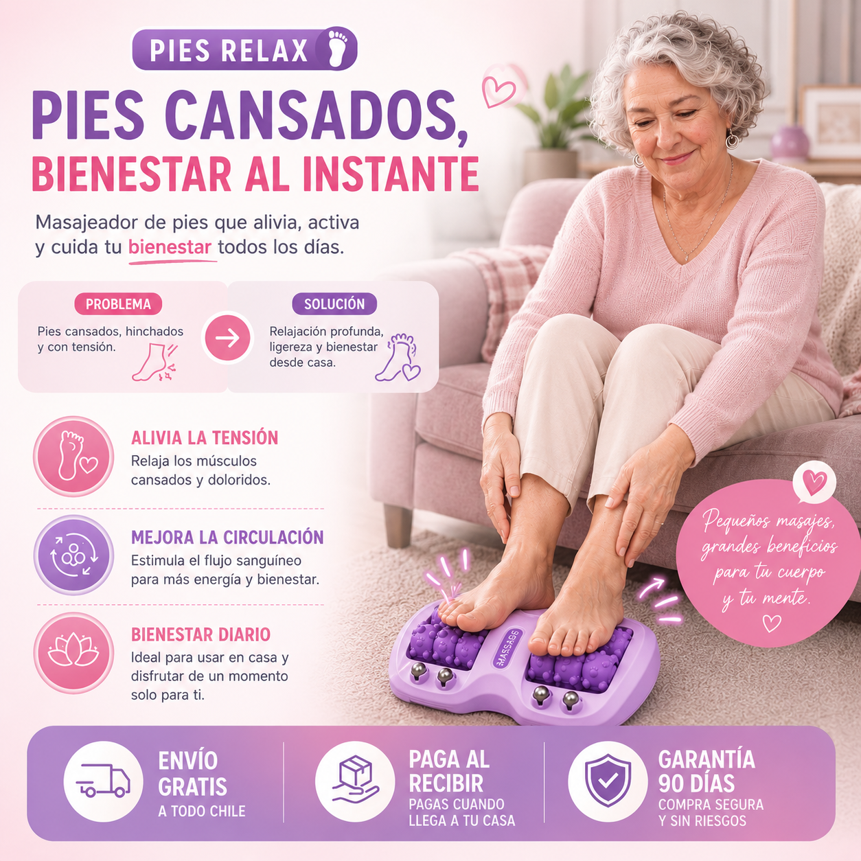 ¿Pies cansados, hinchados o adoloridos? Recupera la comodidad de cada paso