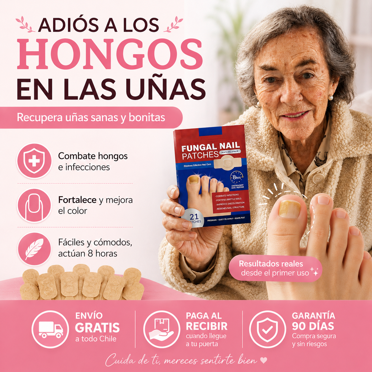 Recupera uñas sanas y bonitas mientras duermes